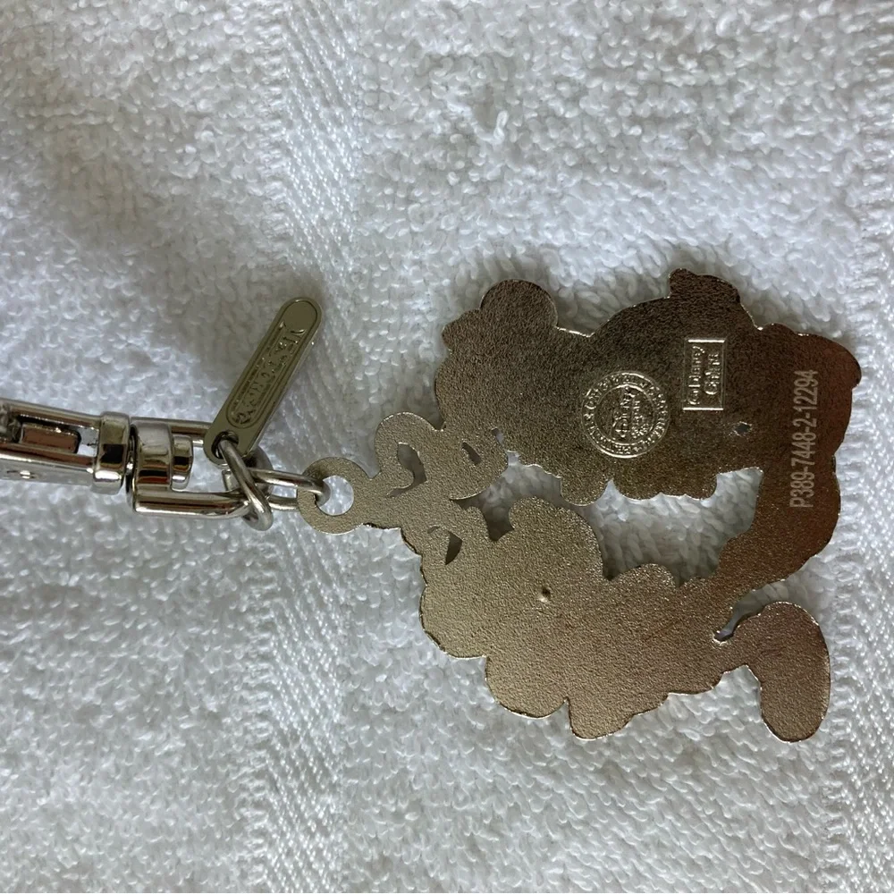 Lesportsac Disney Store Mickey Loves Minnie Cosmetic Pouch w Keychain Like NEW - Picture 8 of 8